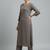 Women Regular Gotta Patti Silk Crepe Kurta with Trousers