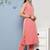 Women Yoke Design Silk Crepe Kurta With Trousers & Dupatta