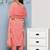 Women Yoke Design Silk Crepe Kurta With Trousers & Dupatta