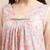 Women Peach-Coloured & Cream-Coloured Floral Printed Pleated Kurta With Trousers
