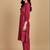 Women Bandhani Printed Collar Tassel-Detail Kurta With Trousers