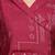 Women Bandhani Printed Collar Tassel-Detail Kurta With Trousers