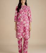 Women Geometric Printed Kurta with Trousers