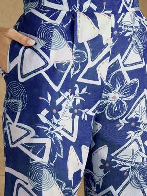 Women Floral Printed Kurta with Palazzo 5
