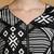 Women Geometric Printed V-Neck Kurta with Trousers