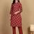 Women Cotton Blend Ethnic Motifs Printed Regular Kurta Set With Trousers