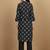 Women Printed Thread Work Straight Kurta & Trousers