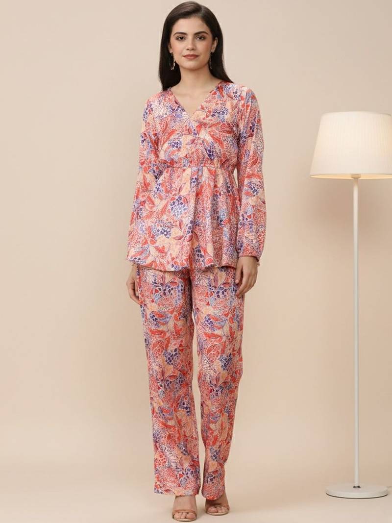 Women Ethnic Motifs Printed Empire Kurta with Trousers