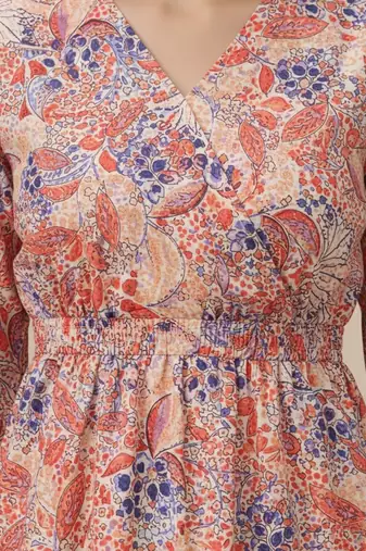 Women Ethnic Motifs Printed Empire Kurta with Trousers