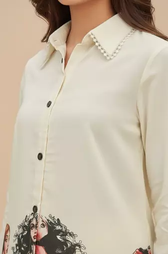 Women Printed Regular Pure Cotton Kurta with Trousers