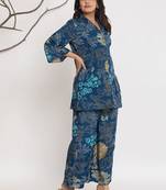 Women Floral Printed Regular Kurta with Palazzos