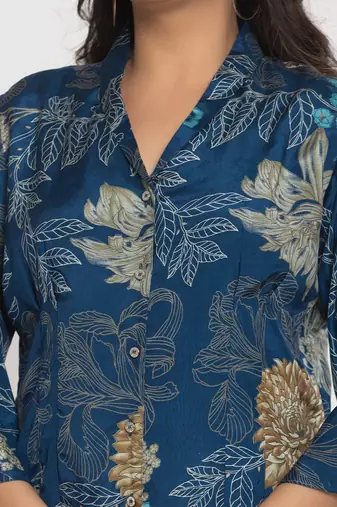 Women Floral Printed Regular Kurta with Palazzos