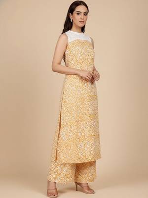 Women Floral Printed Kurta with Palazzo 1