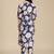 Floral Printed V-Neck Pure Cotton Straight Kurta With Trouser