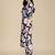 Floral Printed V-Neck Pure Cotton Straight Kurta With Trouser