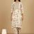 Women Floral Printed Regular Thread Work Kurta with Trousers