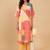 Geometric Printed V-Neck Straight Kurta With Trousers