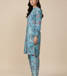 Women Floral Printed Regular Kurta with Trousers