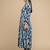 Women Abstract Dyed Empire A-Line Calf Length Kurta Set