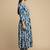 Women Abstract Dyed Empire A-Line Calf Length Kurta Set