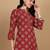 Women Cotton Blend Ethnic Motifs Printed Regular Kurta Set With Trousers