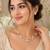 Pearl & cz floral necklace & earrings jewellery set, gold tone