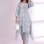 Ethnic Motifs Printed V Neck A-Line Kurta With Trousers