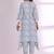 Ethnic Motifs Printed V Neck A-Line Kurta With Trousers