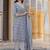 Paisley Printed Regular Thread Work Kurta with Trousers & With Dupatta