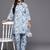 Women Floral Printed A-Line Kurta with Trousers