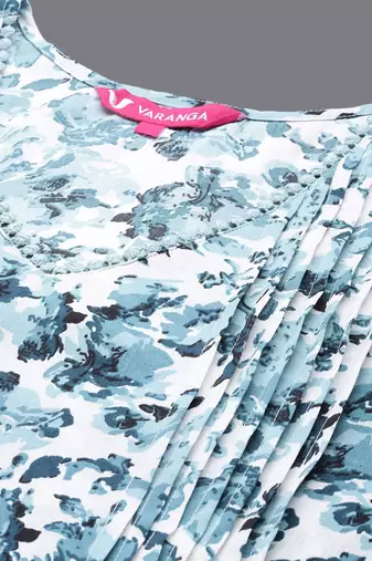 Women Floral Printed Regular Kurta with Trousers
