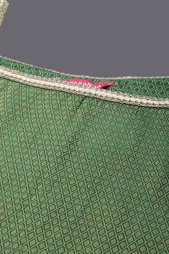 Geometric Woven Design Regular Kurta With Sharara & Dupatta