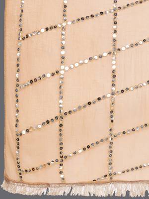 Geometric Woven Design Regular Kurta With Sharara & Dupatta 4