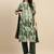 Green Shibori Printed Sequinned Pure Cotton Kurta With Trousers & Dupatta