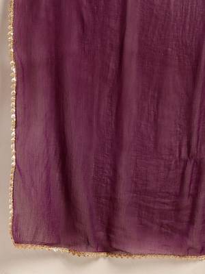Shibori Dyed Regular Sequinned Pure Cotton Kurta With Trousers & Dupatta 3