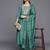Ethnic Motifs Yoke Design Zari Sequined Kurta with Trousers & Dupatta