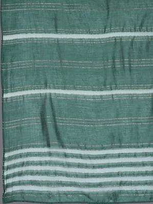 Ethnic Motifs Yoke Design Zari Sequined Kurta with Trousers & Dupatta 4