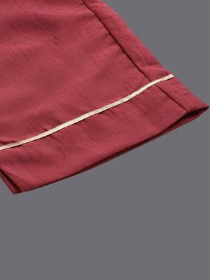 Ethnic Motifs Yoke Design Zari Sequined Kurta with Trousers & Dupatta 7