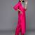 Pink Ethnic Yoke Design Regular Thread Work Kurta & Trousers With Dupatta