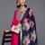 Pink Ethnic Yoke Design Regular Thread Work Kurta & Trousers With Dupatta