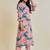 Floral Printed Straight Woolen Kurta with Trousers
