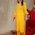 Ethnic Motif Yoke Design Gotta Patti Cotton Kurta With Trousers & Dupatta