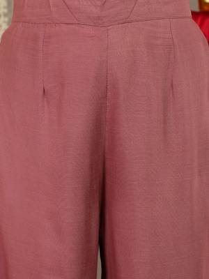 Gotta Patti Detail Straight Kurta & Trousers With Dupatta 3