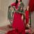 Thread Work Detail Straight Kurta & Trousers With Dupatta