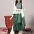 Ethnic Motifs Embroidered Thread work Straight Kurta & Trousers With Dupatta