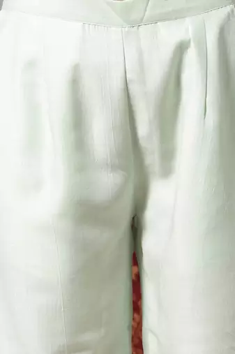 Ethnic Motifs Embroidered Thread work Straight Kurta & Trousers With Dupatta