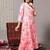 Floral Printed A-Line Kurta With Trousers & Dupatta