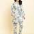 Floral Printed Shirt Collar Kurta With Trousers