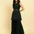 Women Embroidered Sequinned Anarkali Kurta With Sharara & Dupatta