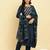 Floral Embroidered Beads & Stones Kurta With Trousers & Dupatta